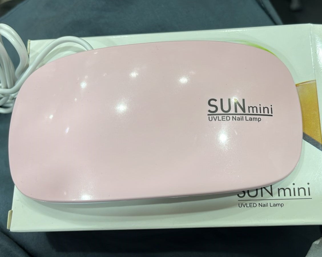UV LED Nail Lamp 6W - Mini Portable Nail Dryer with Timer for Professional & Home Use