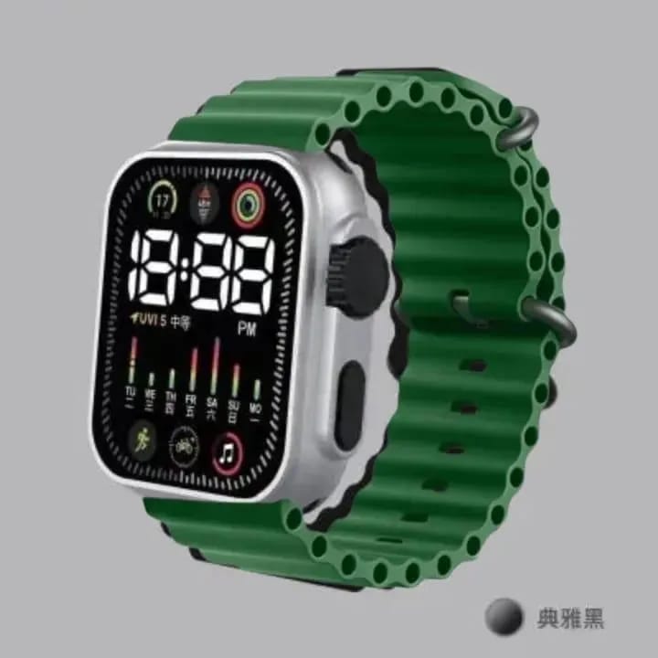 Unisex Waterproof Digital Display Watch - LED Sports Watch for Men & Women