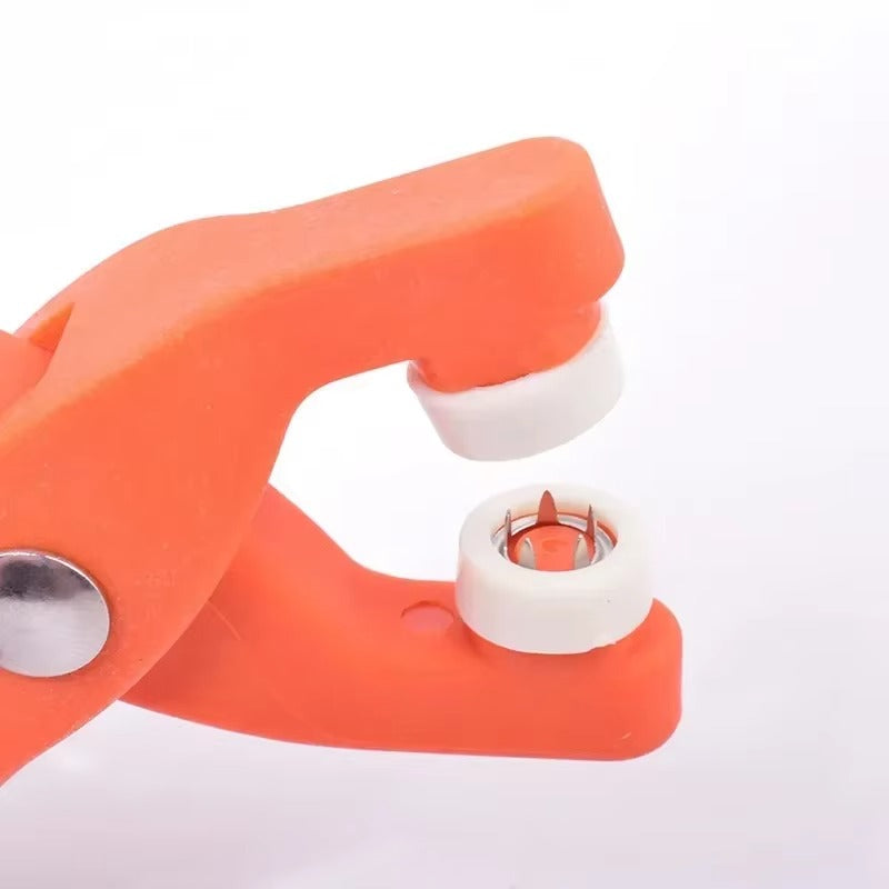 Plier Tool with 50 Metal Snap Buttons Kit